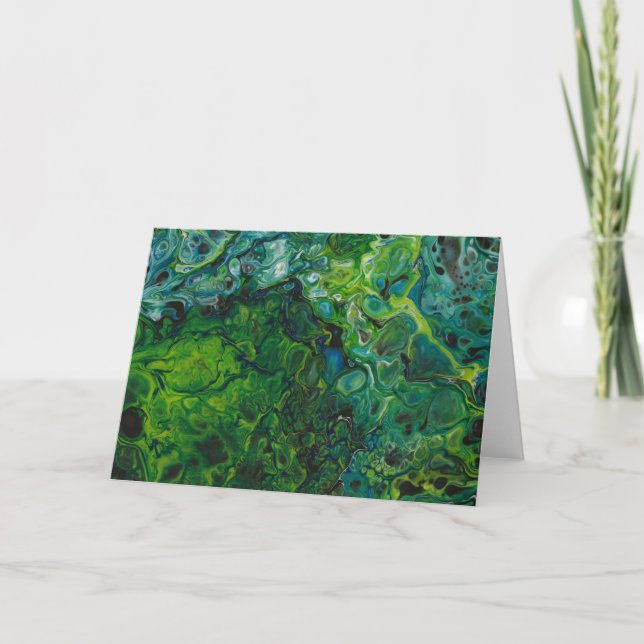 Abstrakt Färg Study 367, kort (Framsida)