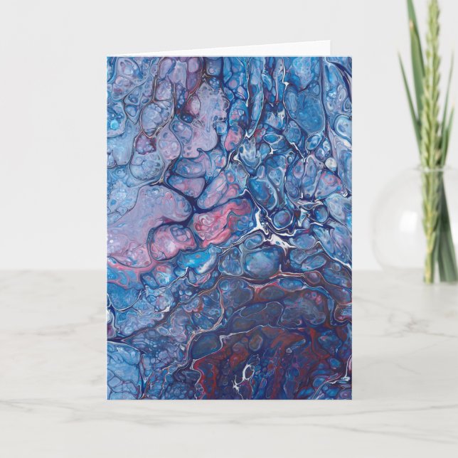 Abstrakt Färg Study 368, kort (Framsida)