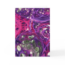 Abstrakt Färg Study 371, kort