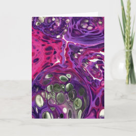 Abstrakt Färg Study 371, kort