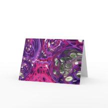 Abstrakt Färg Study 371, kort