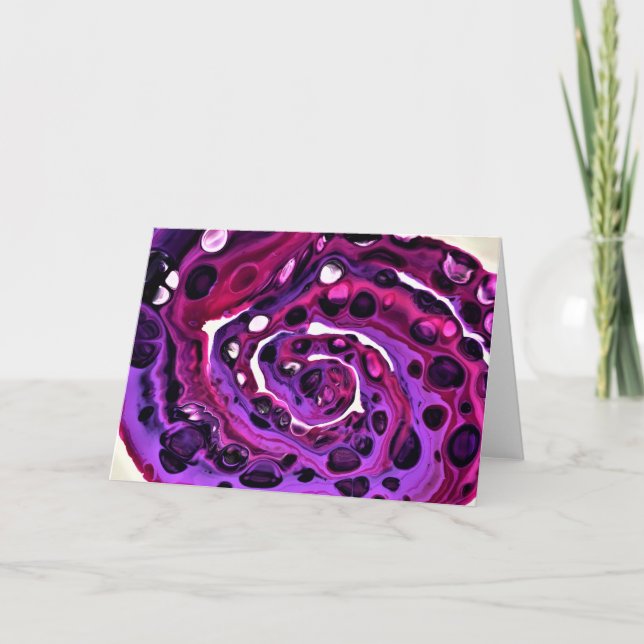 Abstrakt Färg Study 373, kort (Framsida)