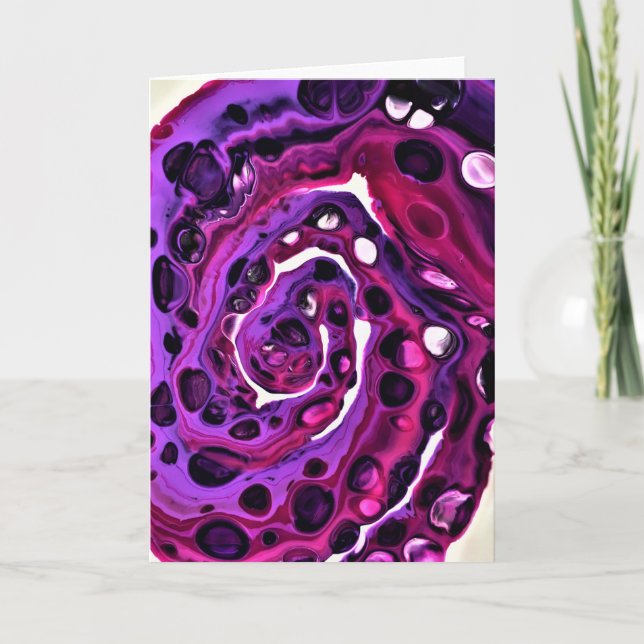 Abstrakt Färg Study 373, kort (Framsida)