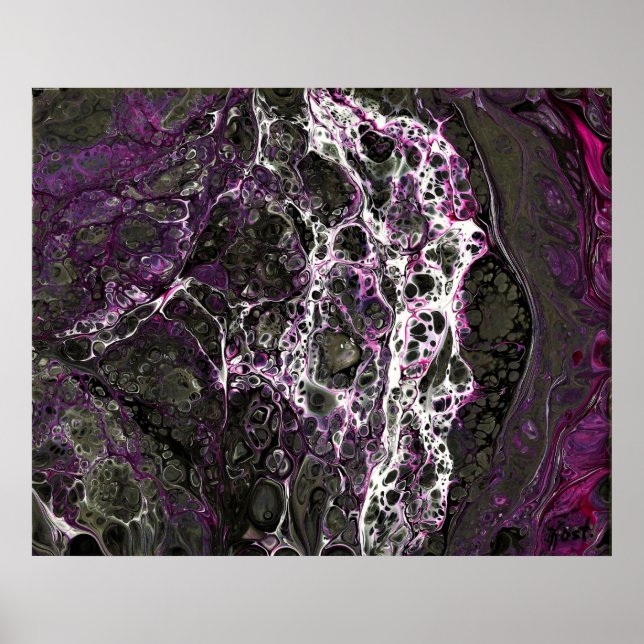 Abstrakt Färg Study 375 Poster (Framsidan)