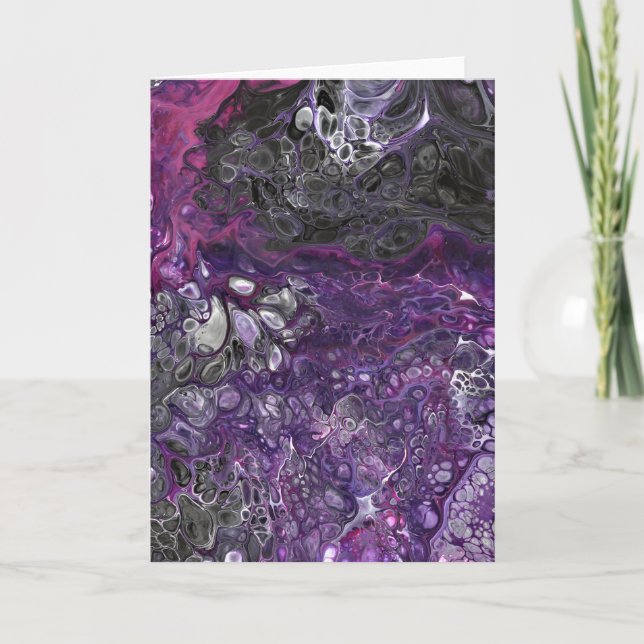 Abstrakt Färg Study 376, kort (Framsida)