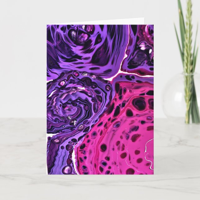 Abstrakt Färg Study 377, kort (Framsida)