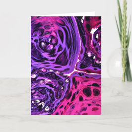 Abstrakt Färg Study 378, kort