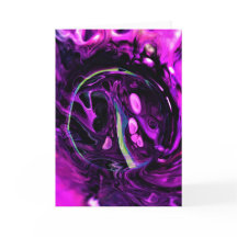 Abstrakt Färg Study 384, kort