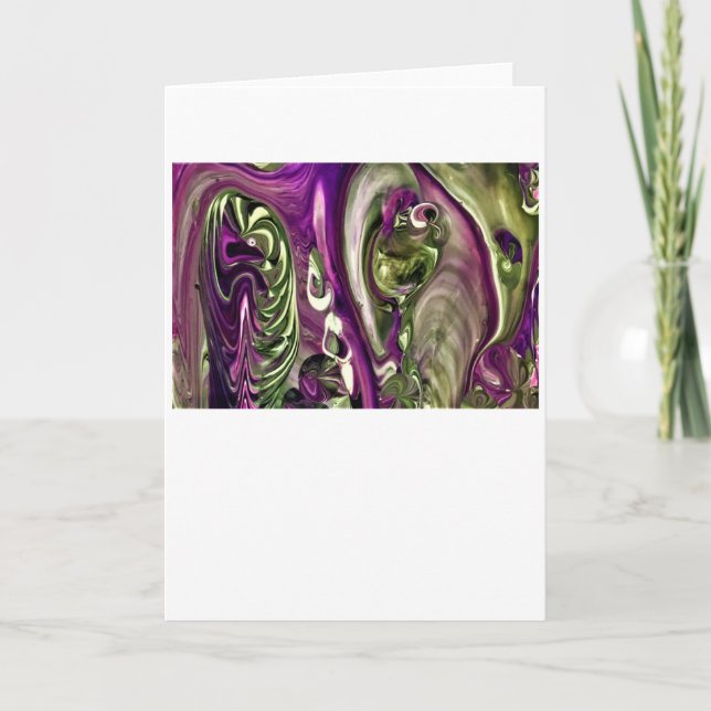 Abstrakt Färg Study 387, kort (Framsida)