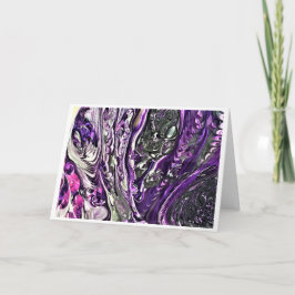 Abstrakt Färg Study 388, kort