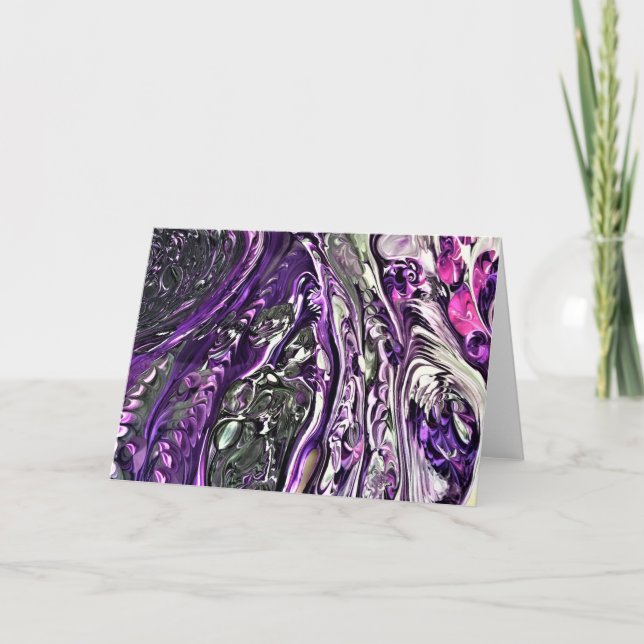 Abstrakt Färg Study 388, kort (Framsida)