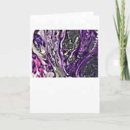 Abstrakt Färg Study 388, kort