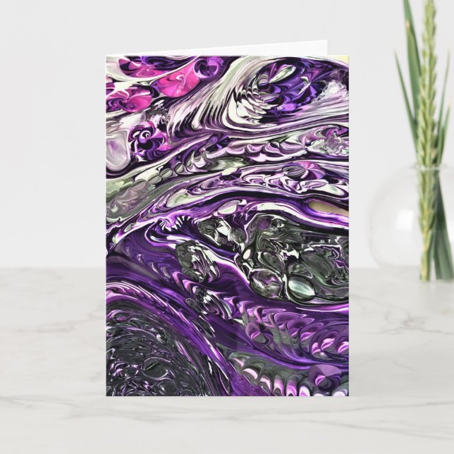 Abstrakt Färg Study 388, kort (Framsida)