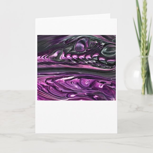 Abstrakt Färg Study 390, kort (Framsida)