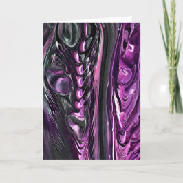 Abstrakt Färg Study 390, kort