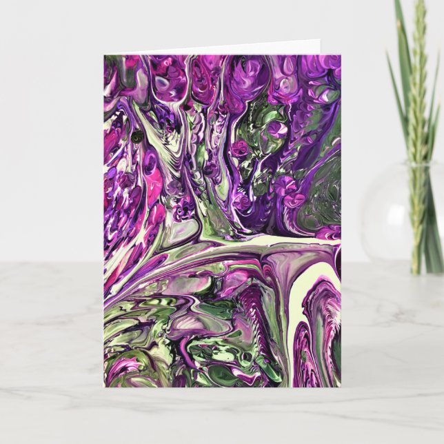 Abstrakt Färg Study 396, kort (Framsida)