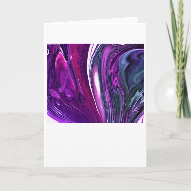 Abstrakt Färg Study 397, kort (Framsida)