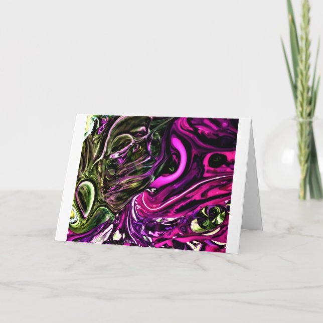 Abstrakt Färg Study 399, kort (Framsida)