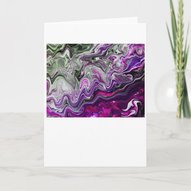 Abstrakt Färg Study 413, kort (Framsida)