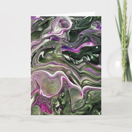 Abstrakt Färg Study 414, kort