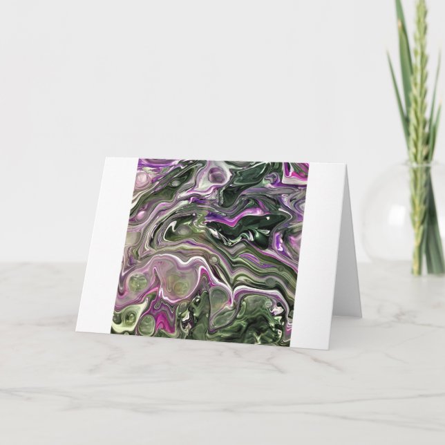 Abstrakt Färg Study 414, kort (Framsida)