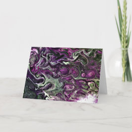 Abstrakt Färg Study 419.2, kort