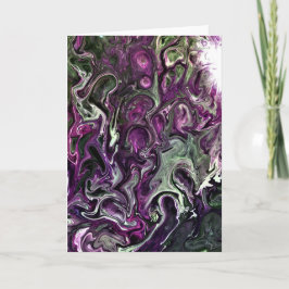 Abstrakt Färg Study 419.2, kort