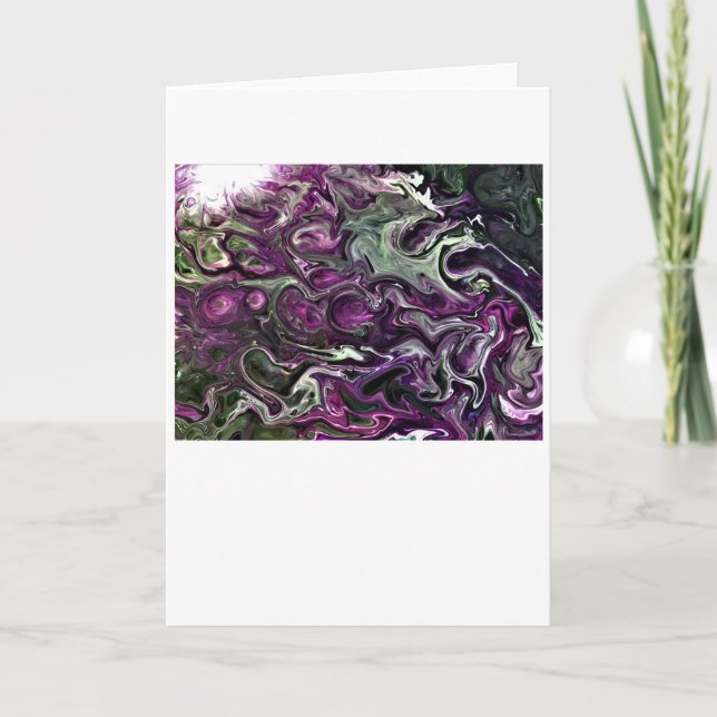 Abstrakt Färg Study 419.2, kort (Framsida)