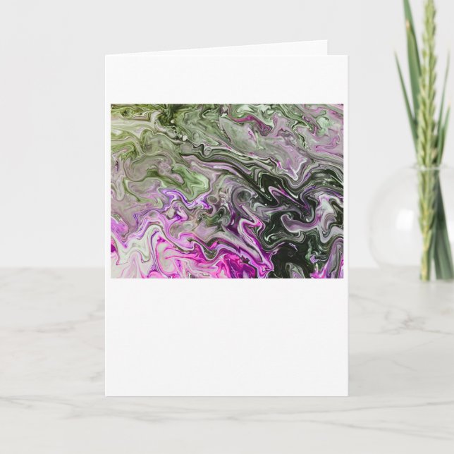 Abstrakt Färg Study 419, kort (Framsida)