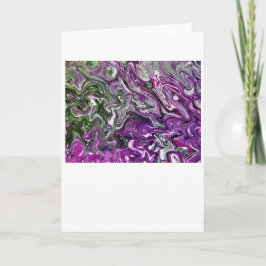 Abstrakt Färg Study 427, kort