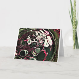 Abstrakt Färg Study 428, kort