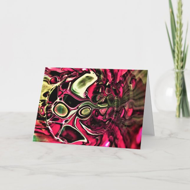 Abstrakt Färg Study 430, kort (Framsida)