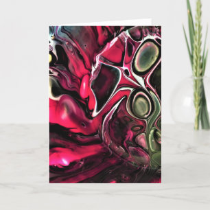Abstrakt Färg Study 431, kort