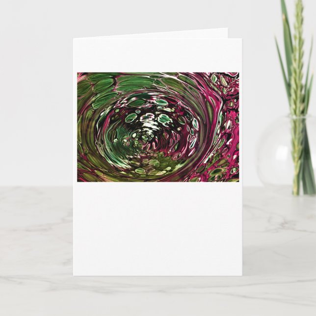 Abstrakt Färg Study 433, kort (Framsida)