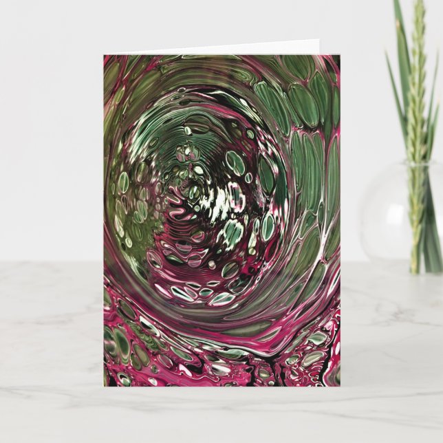 Abstrakt Färg Study 433, kort (Framsida)