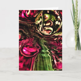 Abstrakt Färg Study 434, kort