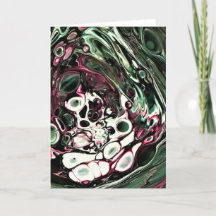 Abstrakt Färg Study 436, kort
