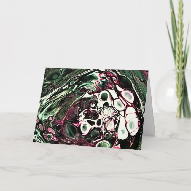 Abstrakt Färg Study 436, kort (Framsida)