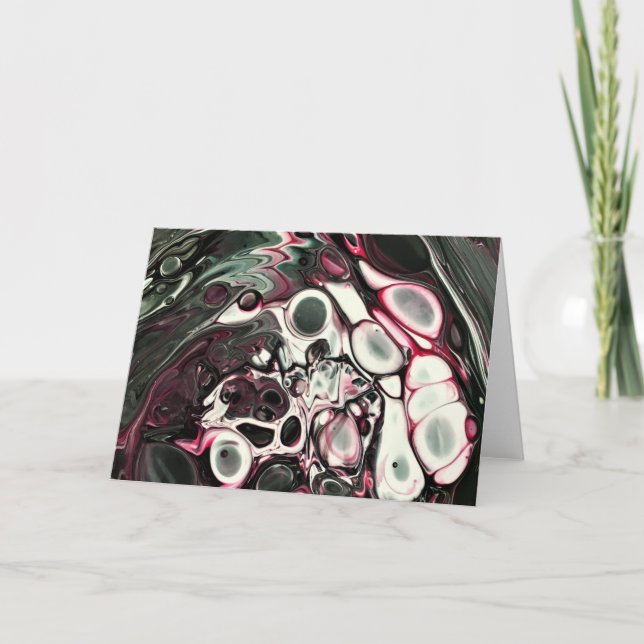 Abstrakt Färg Study 437, kort (Framsida)