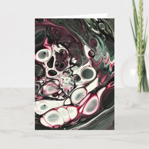 Abstrakt Färg Study 437, kort