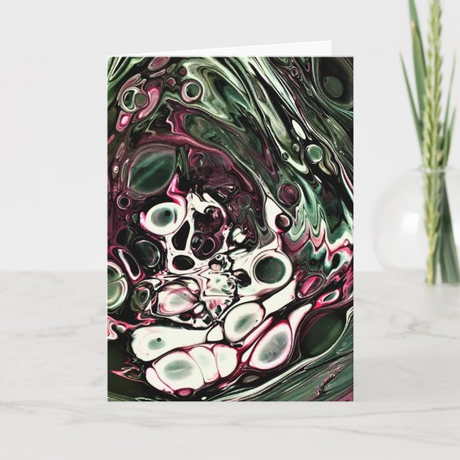 Abstrakt Färg Study 438, kort (Framsida)