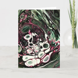 Abstrakt Färg Study 438, kort
