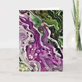 Abstrakt Färg Study 440, kort