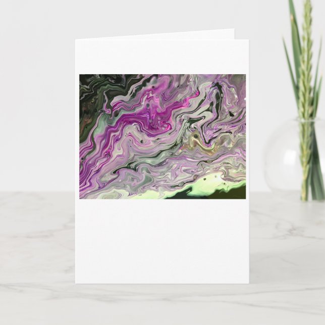 Abstrakt Färg Study 442, kort (Framsida)