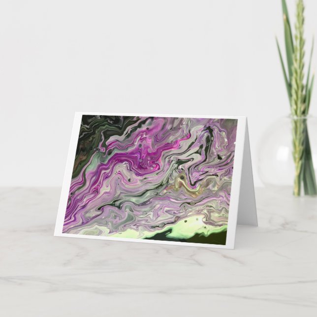 Abstrakt Färg Study 442, kort (Framsida)