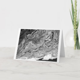 Abstrakt Färg Study 442 / Noir, kort