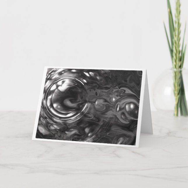 Abstrakt Färg Study 443 / Noir, kort (Framsida)