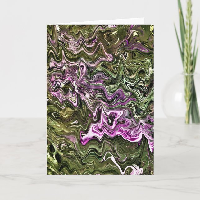 Abstrakt Färg Study 449, kort (Framsida)