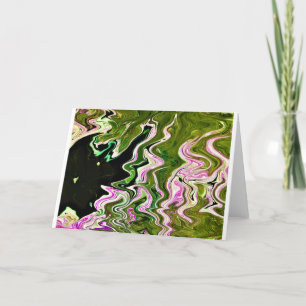 Abstrakt Färg Study 451, kort