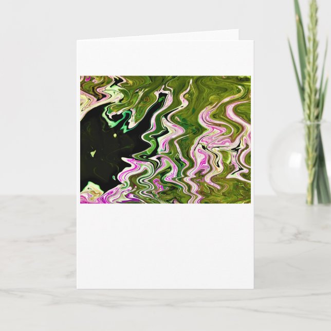 Abstrakt Färg Study 451, kort (Framsida)